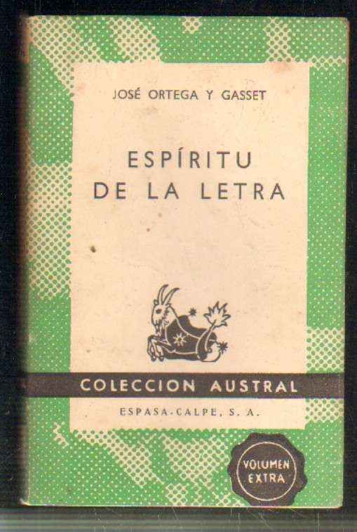 ESPIRITU DE LA LETRA.