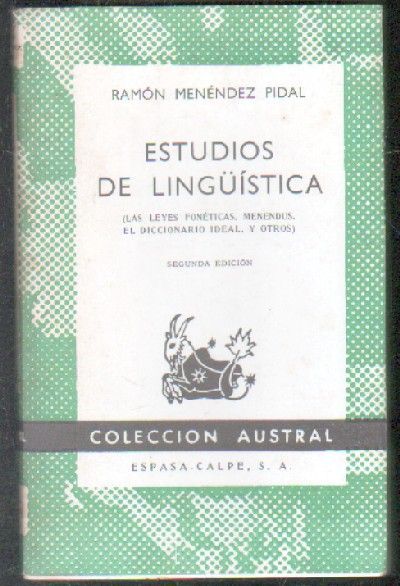 ESTUDIOS DE LINGÜÍSTICA.
