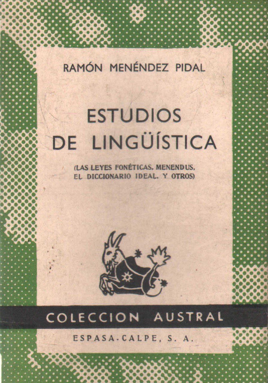 ESTUDIOS DE LINGÜISTICA. Nº1312.