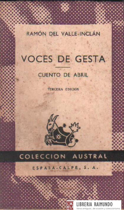 VOCES DE GESTA. CUENTO DE ABRIL