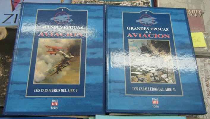 GRANDES ÉPOCAS DE LA AVIACIÓN 1 Y 2. LOS CABALLEROS DEL AIRE I Y II. 2 VOLÚMENES