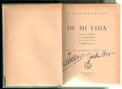 INDALECIO PRIETO. DE MI VIDA. RECUERDOS, ESTAMPAS, SILUETAS, SOMBRAS… (2 TOMOS)