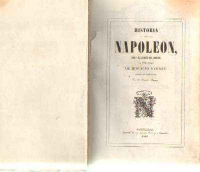 HISTORIA DEL EMPERADOR NAPOLEON. TOMO I
