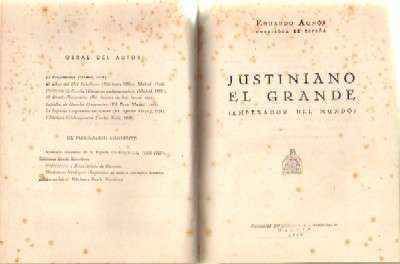JUUSTINIANO EL GRANDE (EMPERADOR DEL MUNDO)