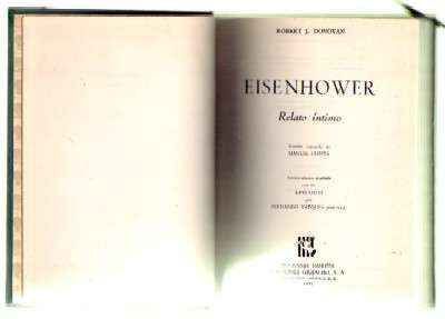 EISENHOWER. RELATO INTIMO
