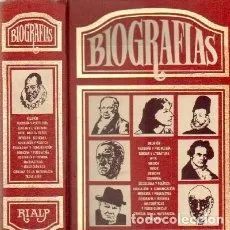 BIOGRAFIAS (RELIGION, FILOSOFIA Y PSICOLOGIA, LENGUA Y LITERATURA, ARTE…)