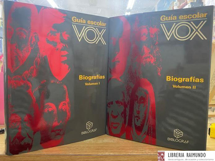 GUIA ESCOLAR VOX: BIOGRAFIAS (2 TOMOS)