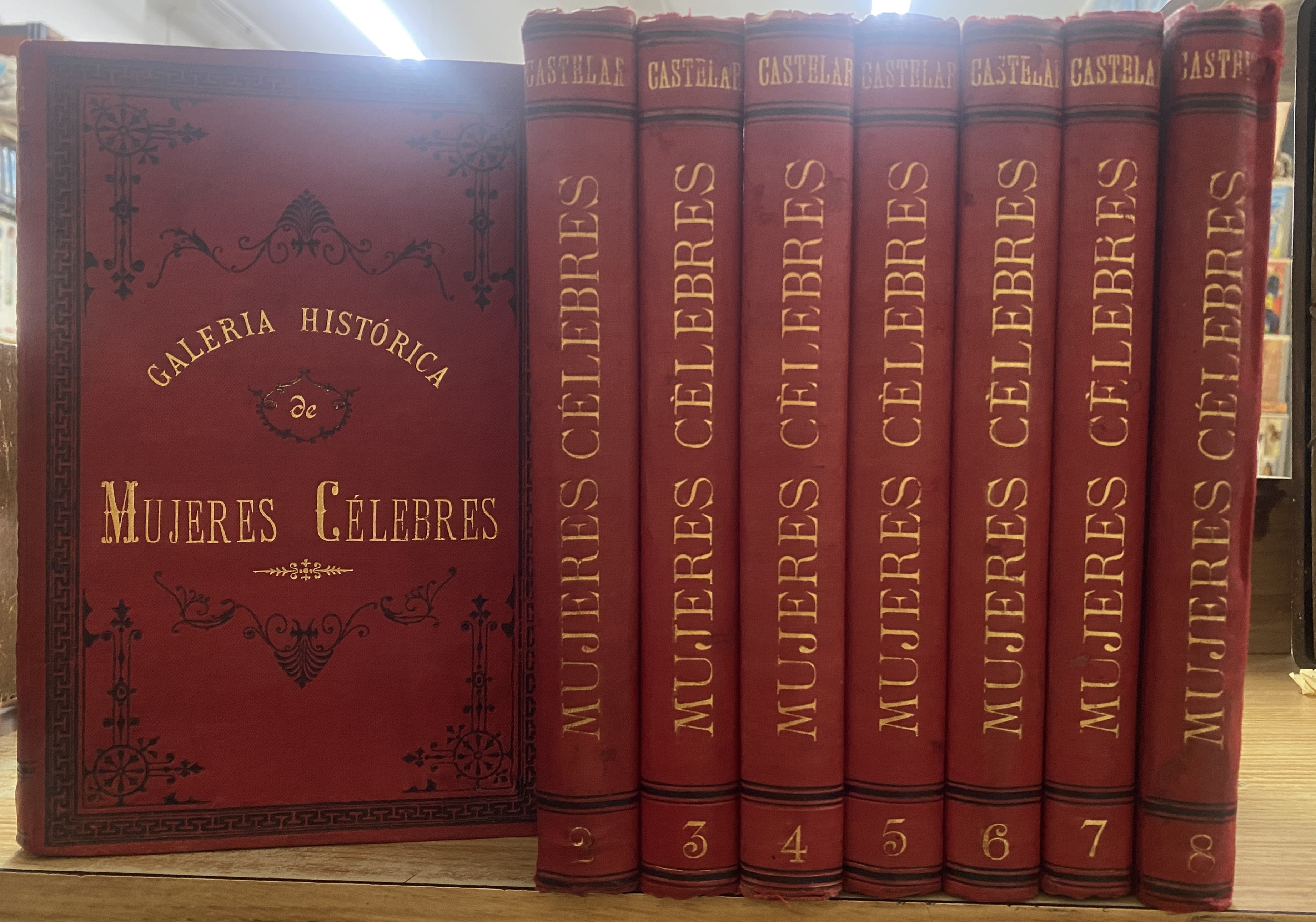 GALERÍA HISTÓRICA DE MUJERES CÉLEBRES (8 TOMOS)