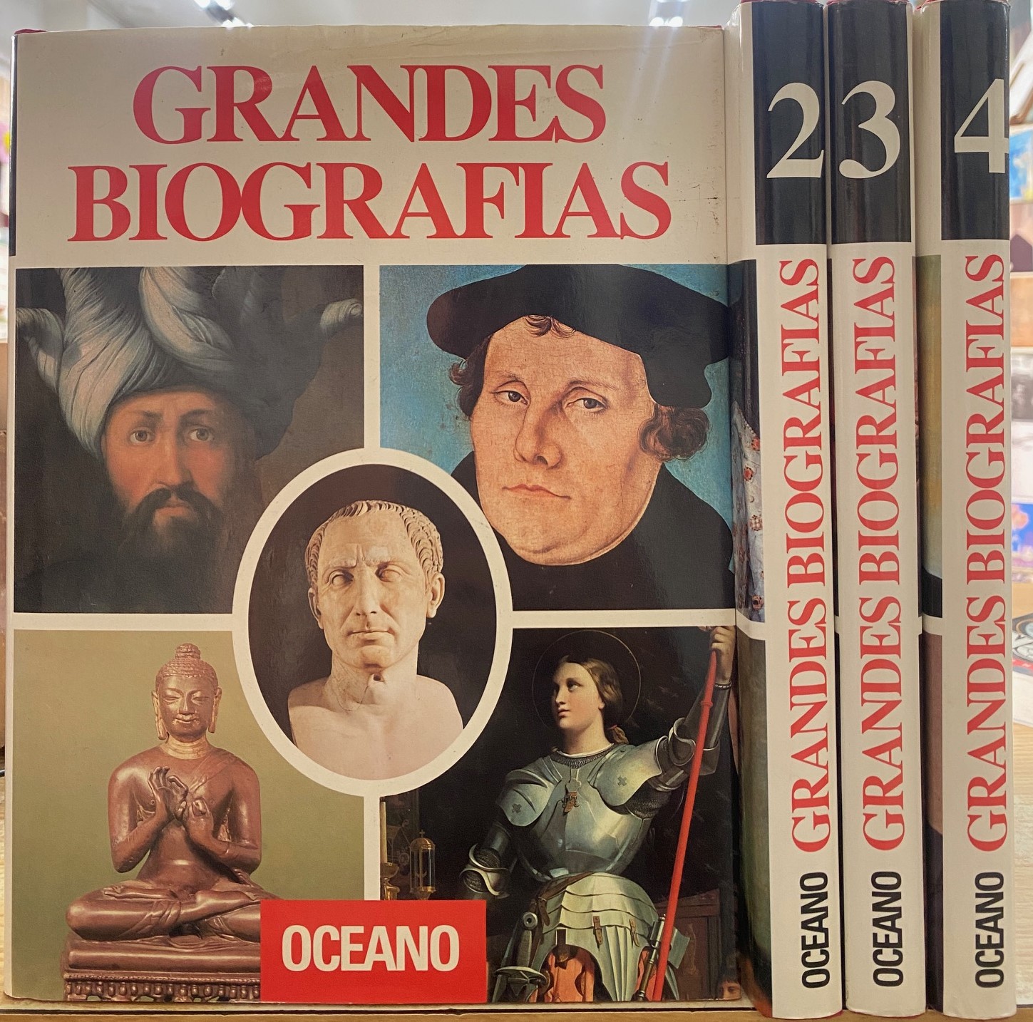 GRANDES BIOGRAFÍAS OCÉANO (4 TOMOS)