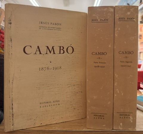 CAMBÓ (3 TOMOS)