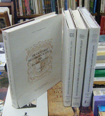 DICCIONARIO BIO-BIBLIOGRAFICO DEL SANTO REINO DE JAEN. 4 TOMOS. DEL 1 AL 5. FALTA EL 4