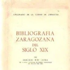 BIBLIOGRAFIA ZARAGOZANA DEL SIGLO XIX