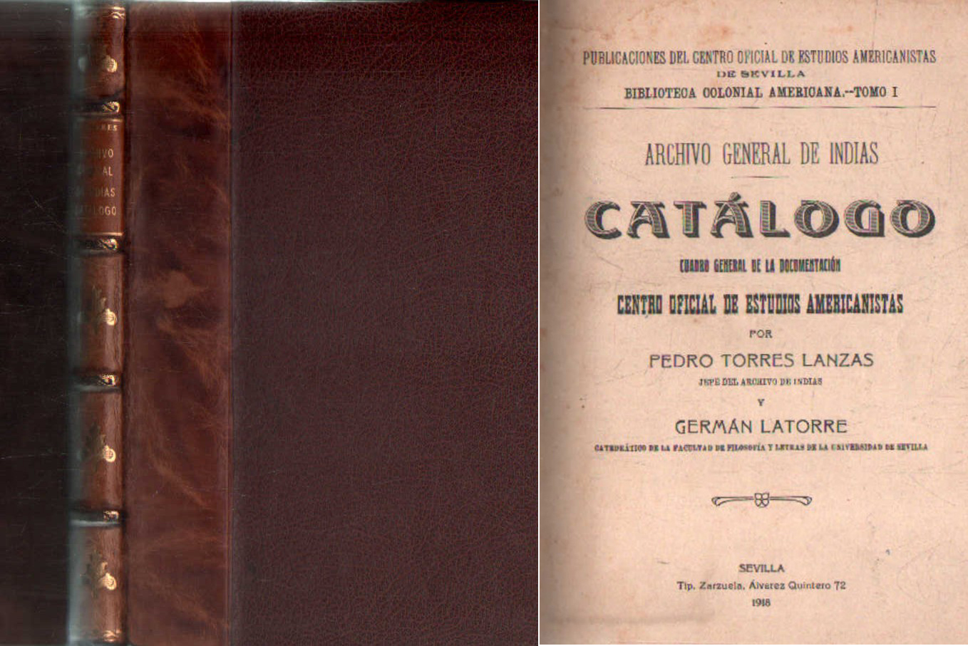 ARCHIVO GENERAL DE INDIAS. CATÁLOGO. CUADRO GENERAL DE LA DOCUMENTACION