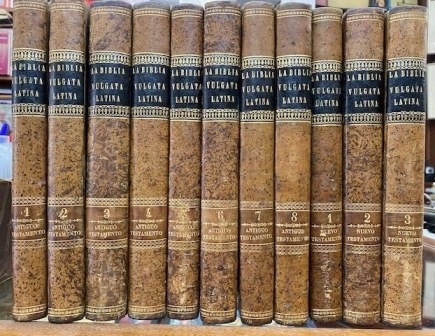 LA BIBLIA VULGATA LATINA TRADUCIDA AL ESPAÑOL (11 TOMOS)
