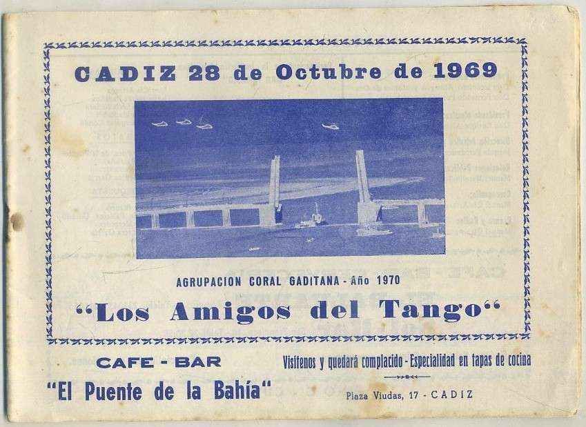 CARNAVAL DE CADIZ 1969 - CORO LOS AMIGOS DEL TANGO