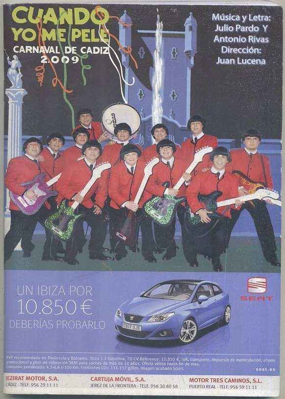 CARNAVAL DE CADIZ 2009. CORO CUANDO YO ME PELE