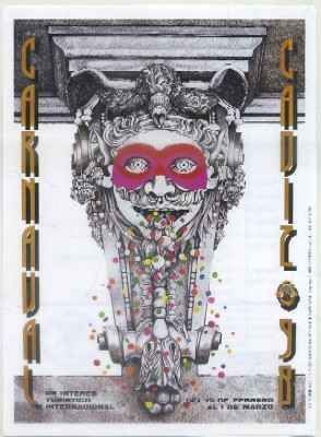 CARNAVAL DE CADIZ 1998. CARTEL DE MANO