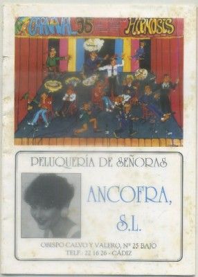 CARNAVAL DE CADIZ 1995. CHIRIGOTA HIPNOSIS
