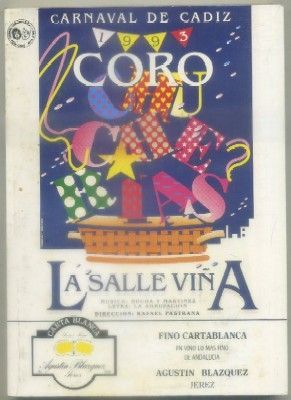 CARNAVAL DE CADIZ 1993. CORO CHUCHERIAS