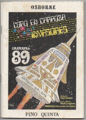 CARNAVAL DE CADIZ 1989. CORO INVASORES