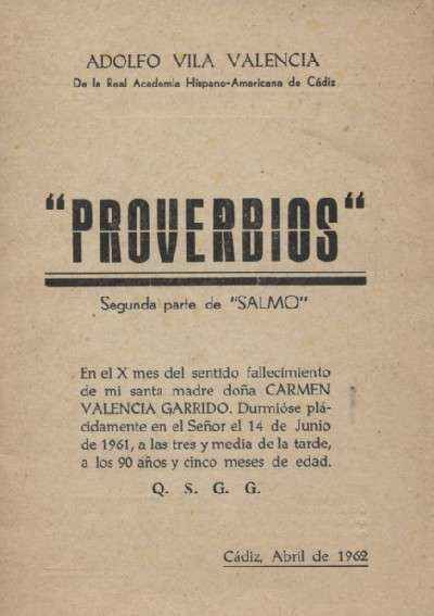 PROVERBIOS