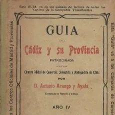 GUIA DE CADIZ Y SU PROVINCIA AÑO 1907