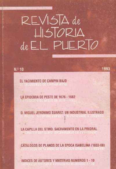 REVISTA DE HISTORIA DE EL PUERTO Nº 10  1993