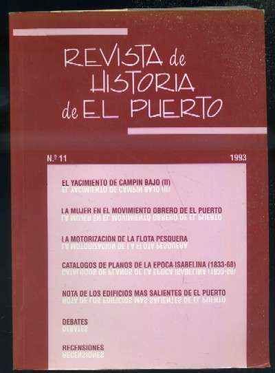 REVISTA DE HISTORIA DE EL PUERTO Nº 11  1993