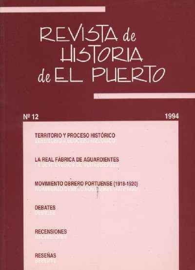 REVISTA DE HISTORIA DE EL PUERTO Nº 12  1994