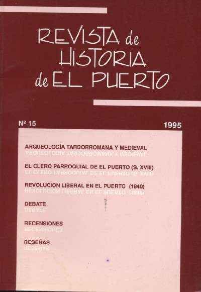 REVISTA DE HISTORIA DE EL PUERTO Nº 15  1995