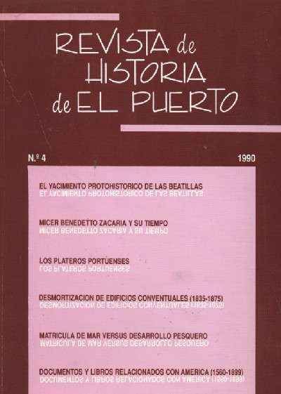 REVISTA DE HISTORIA DE EL PUERTO Nº 4   1990