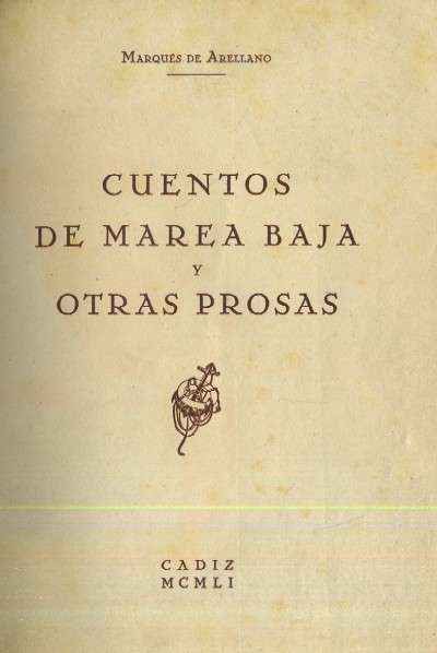 CUENTOS DE MAREA BAJA Y OTRAS PROSAS
