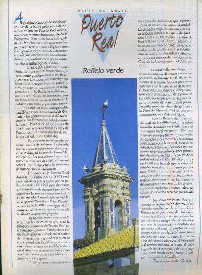 LA PROVINCIA DE CADIZ PUEBLO A PUEBLO BAHIA DE CADIZ CAPITULO 5 PUERTO REAL