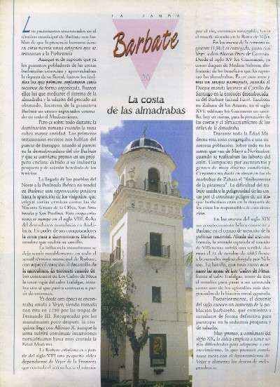 LA PROVINCIA DE CADIZ PUEBLO A PUEBLO LA JANDA CAPITULO 20 BARBATE