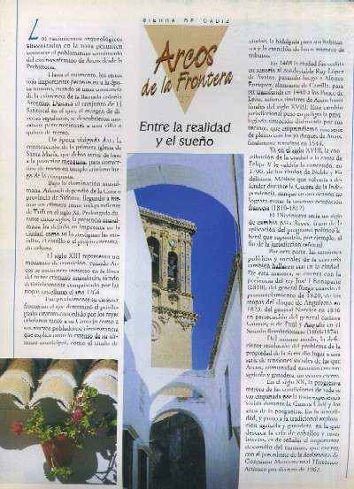 LA PROVINCIA DE CADIZ PUEBLO A PUEBLO SIERRA DE CADIZ CAPITULO 27 ARCOS DE LA FRONTERA