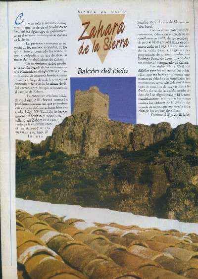 LA PROVINCIA DE CADIZ PUEBLO A PUEBLO SIERRA DE CADIZ CAPITULO 38 ZAHARA DE LA SIERRA