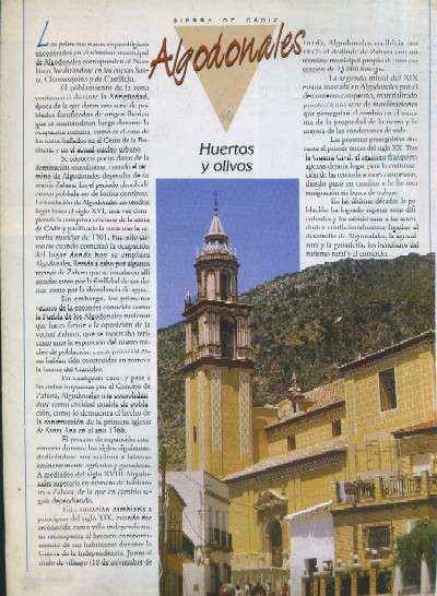LA PROVINCIA DE CADIZ PUEBLO A PUEBLO SIERRA DE CADIZ CAPITULO 40 ALGODONALES
