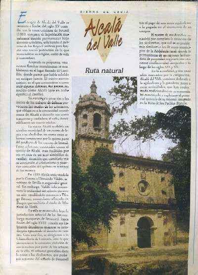 LA PROVINCIA DE CADIZ PUEBLO A PUEBLO SIERRA DE CADIZ CAPITULO 45 ALCALA DEL VALLE