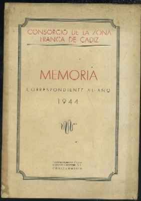 MEMORIA CORRESPONDIENTE AL AÑO 1944