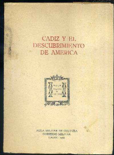 CADIZ Y EL DESCUBRIMIENTO DE AMERICA