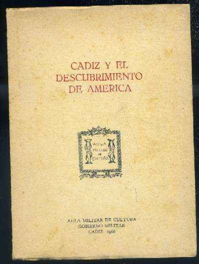CADIZ Y EL DESCUBRIMIENTO DE AMERICA