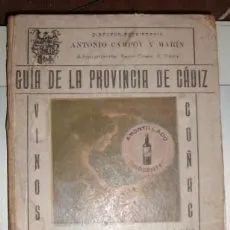 GUÍA DE LA PROVINCIA DE CÁDIZ. AÑO 1919