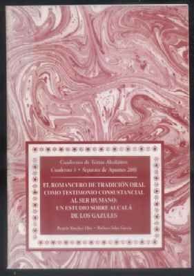 CUADERNOS DE TEMAS ALCALAINOS. CUADERNO 3. SEPARATA DE APUNTES 2001.