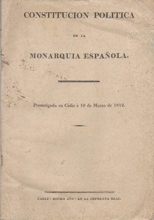 CONSTITUCION POLITICA DE LA MONARQUIA ESPAÑOLA.