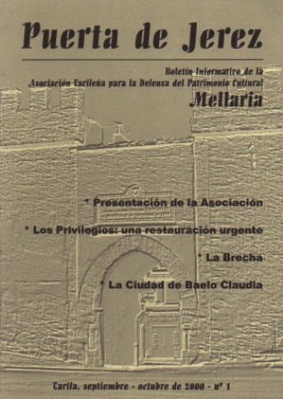 BOLETIN PUERTA DE JEREZ, TARIFA SEPTIEMBRE-OCTUBRE 2000 Nº 1