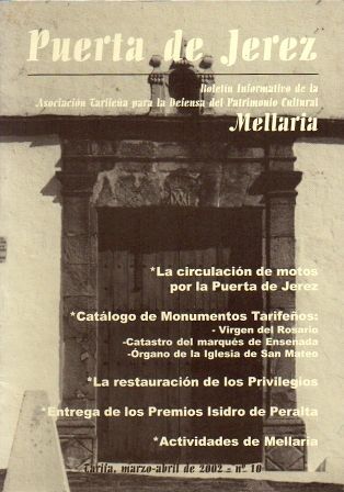 BOLETIN PUERTA DE JEREZ, TARIFA MARZO-ABRIL 2002 Nº 10