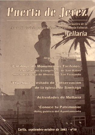 BOLETIN PUERTA DE JEREZ, TARIFA SEPTIEMBRE-OCTUBRE 2003 Nº 19