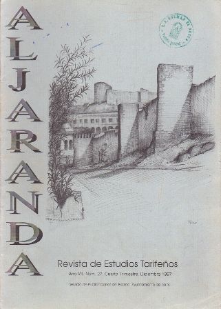 ALJARANDA - REVISTA DE ESTUDIOS TARIFEÑOS AÑO VII Nº 27 DICIEMBRE 1997