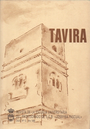 TAVIRA. REVISTA DE ESCUELA UNIVERSITARIA DEL PROFESORADO DE EGB JOSEFINA PASCUAL, Nº 12 AÑO 1955