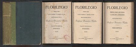 FLORILEGIO ( TRES PARTES: 1ª PROSA, 2ª POESIA Y 3ª PRECEPTIVA)
